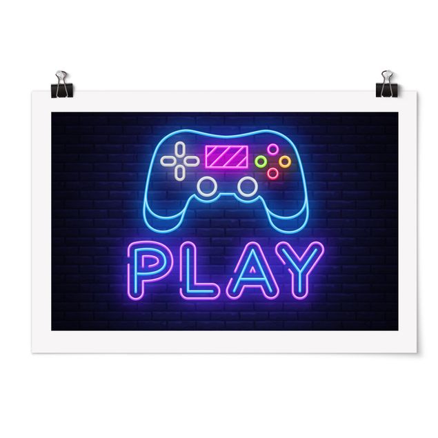 Poster kaufen Neon Gaming Controller