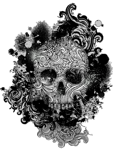 Wandtattoo - No.503 Skull