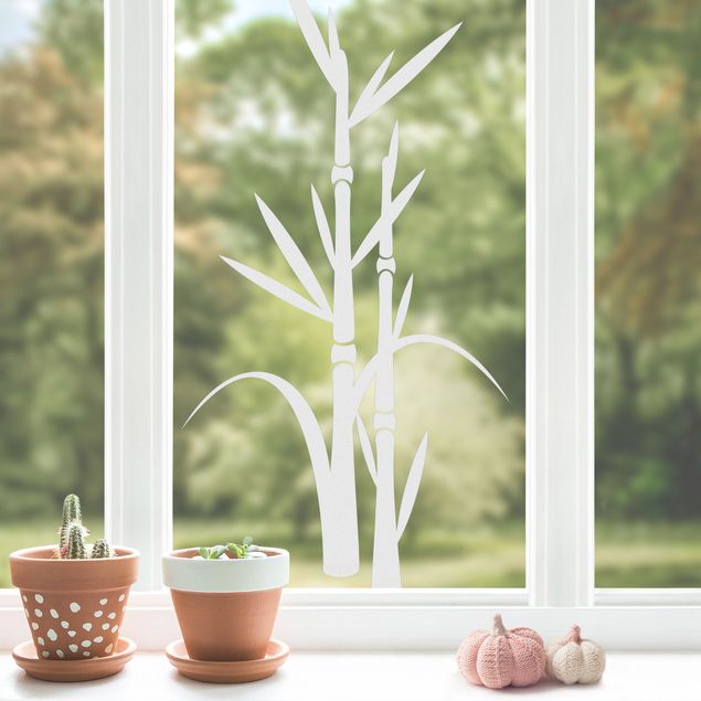 Fensterfolie Blumen No.8 Bambus