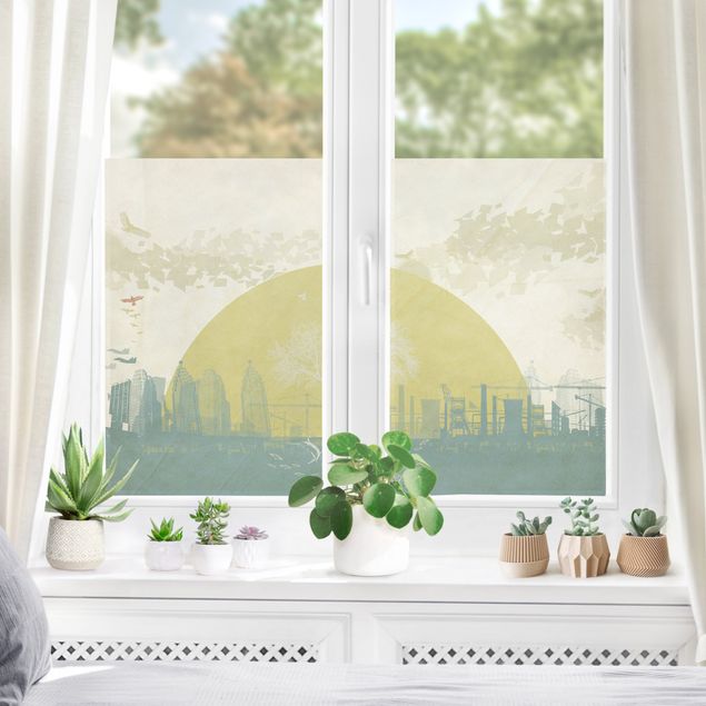 Fensterfolie - Sichtschutz - No.MW18 Evolution - Fensterbilder