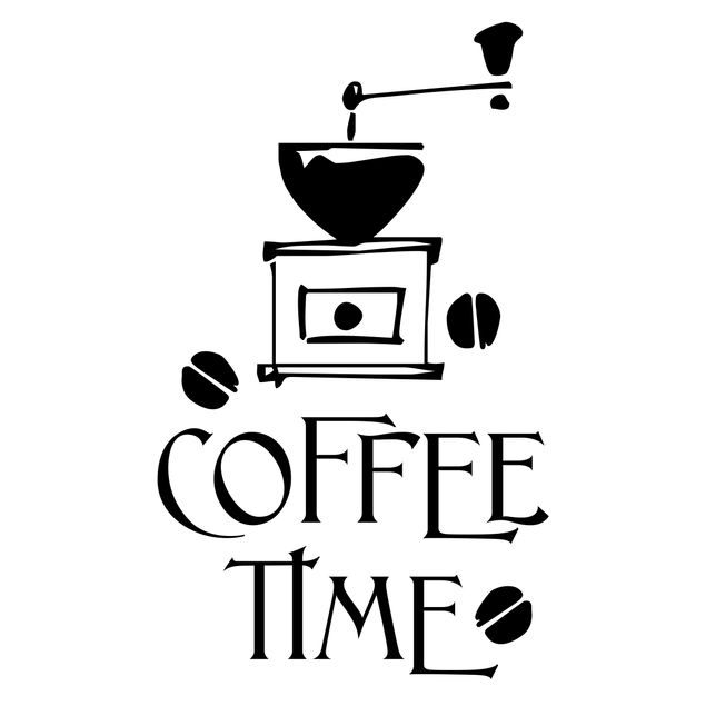 Kaffee Wandtattoo No.SF318 Coffee Time 5