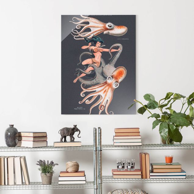 Jonas Loose Bilder Nymphe mit Oktopussen