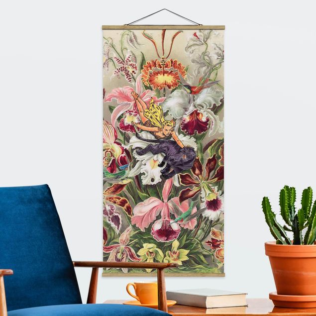 Jonas Loose Poster Nymphe mit Orchideen