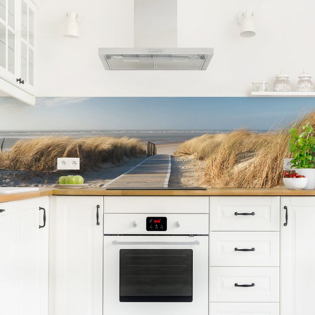 Küchenrückwand selbstklebend Ostsee Strand