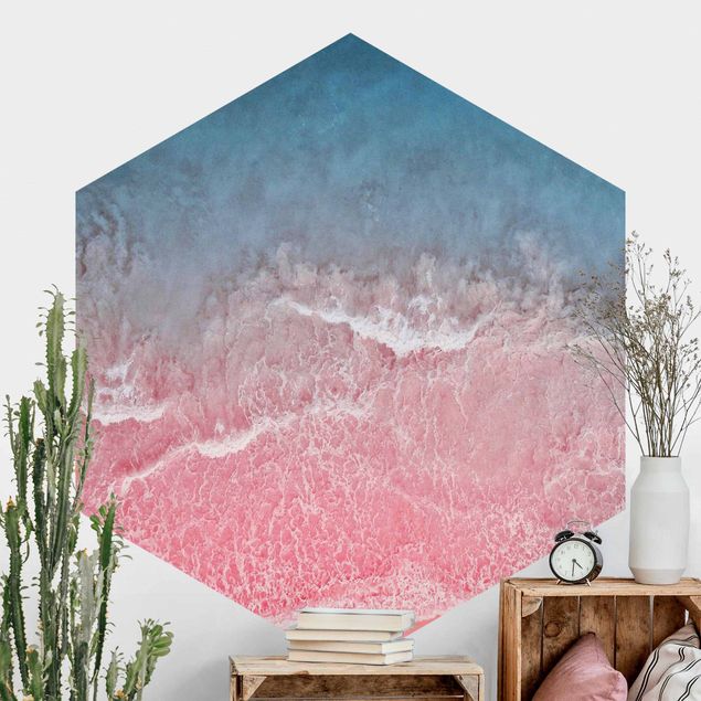 Moderne Tapeten Ozean in Pink