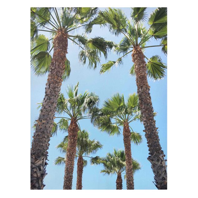 Leinwandbild - Palmen am Venice Beach - Hochformat 3:4