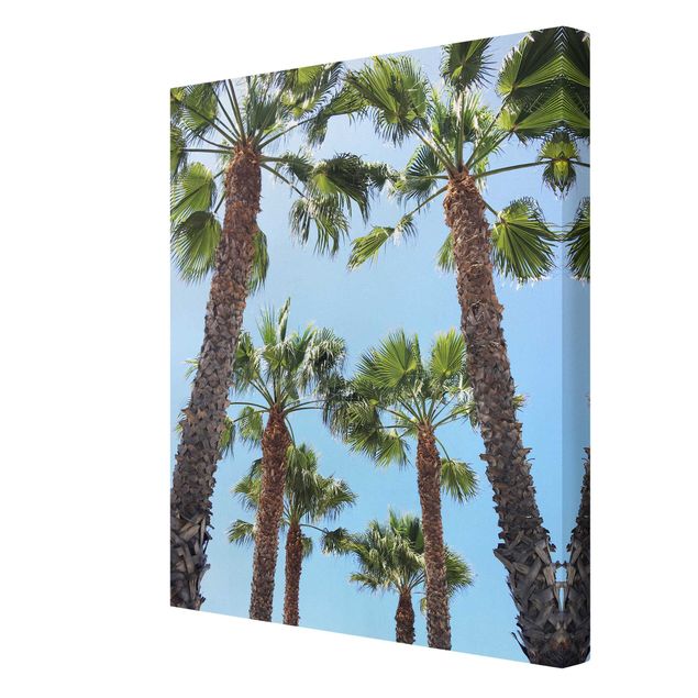 Leinwandbild - Palmen am Venice Beach - Hochformat 3:4