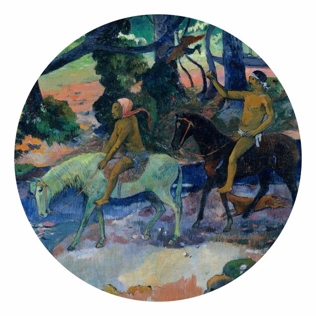 Tapete Tiere Paul Gauguin - Die Flucht