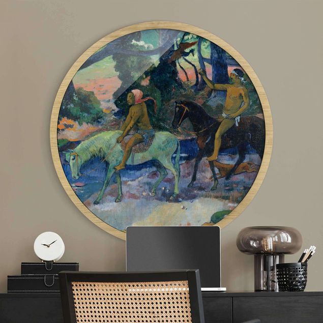 Impressionistische Bilder Paul Gauguin - Die Flucht