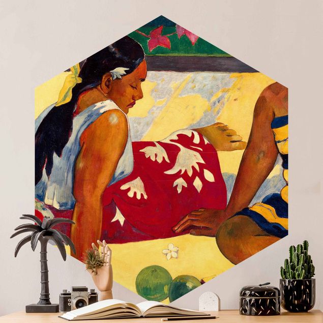 Design Tapeten Paul Gauguin - Frauen von Tahiti