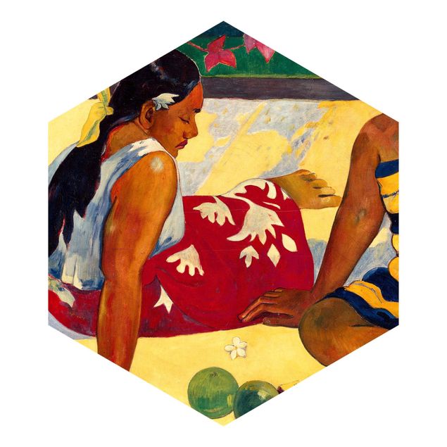 Vliestapete Paul Gauguin - Frauen von Tahiti