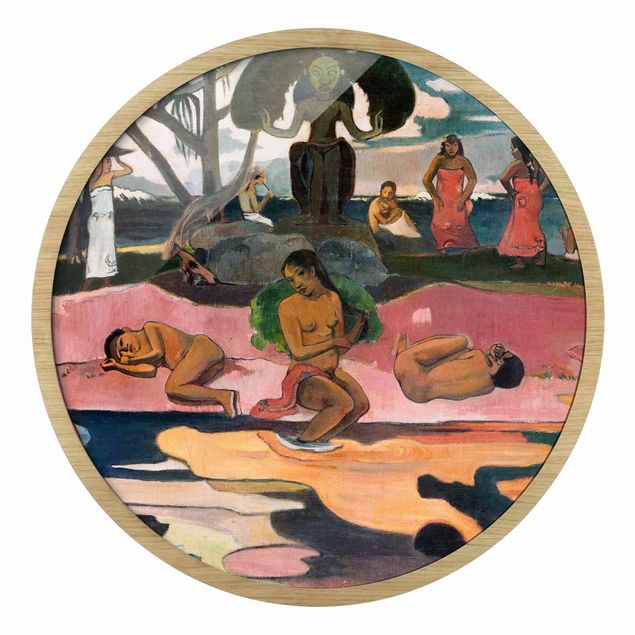 Natur Bilder mit Rahmen Paul Gauguin - Gottestag