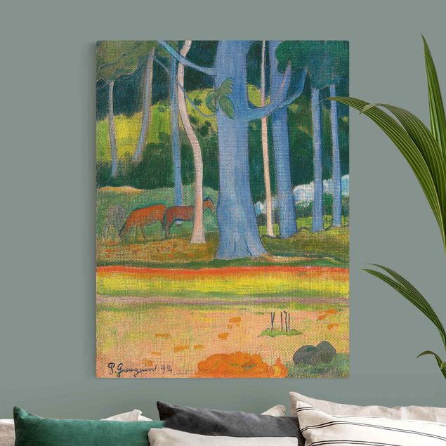 Impressionistische Bilder Paul Gauguin - Waldlandschaft
