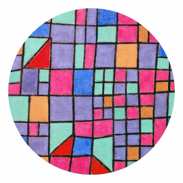 Gemälde abstrakt Paul Klee - Glas-Fassade