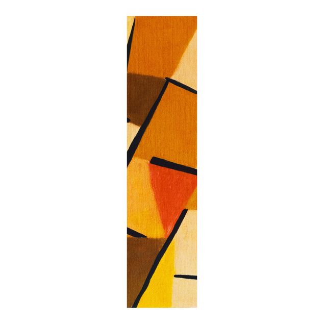 Schiebevorhang abstrakt Paul Klee - Harmonisierter Kampf