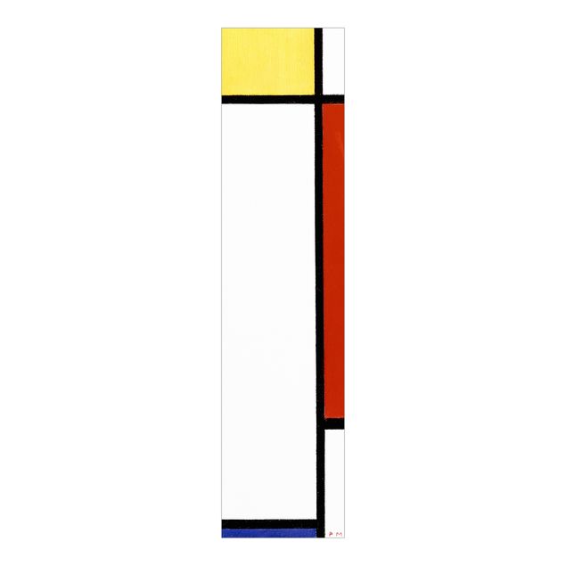 Schiebegardinen Abstrakt Piet Mondrian - Komposition I