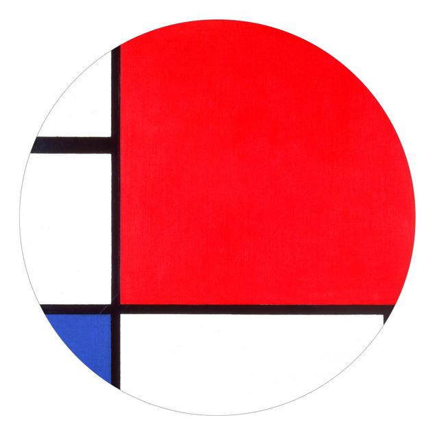 Gemälde abstrakt Piet Mondrian - Komposition Rot Blau Gelb