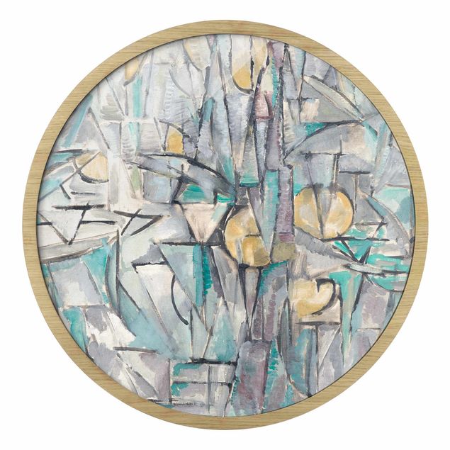 Moderne Bilder mit Rahmen Piet Mondrian - Komposition X