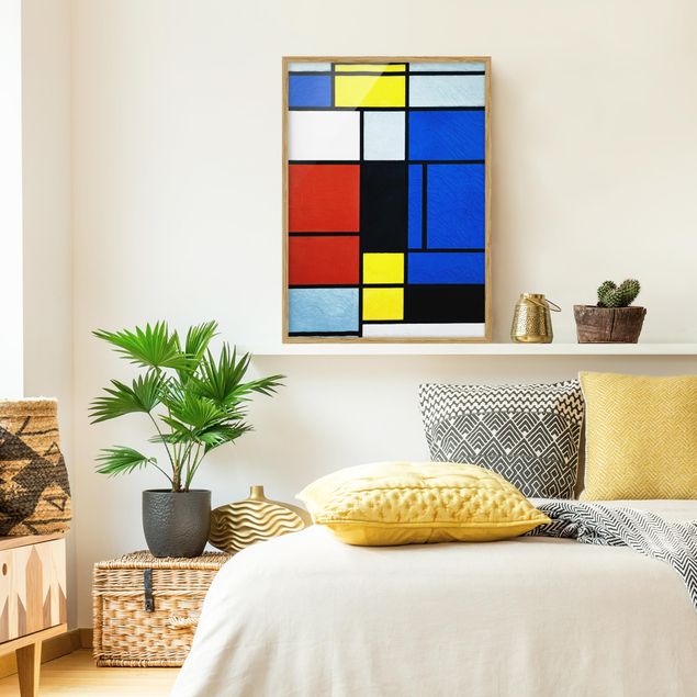 Moderne Bilder mit Rahmen Piet Mondrian - Tableau No. 1