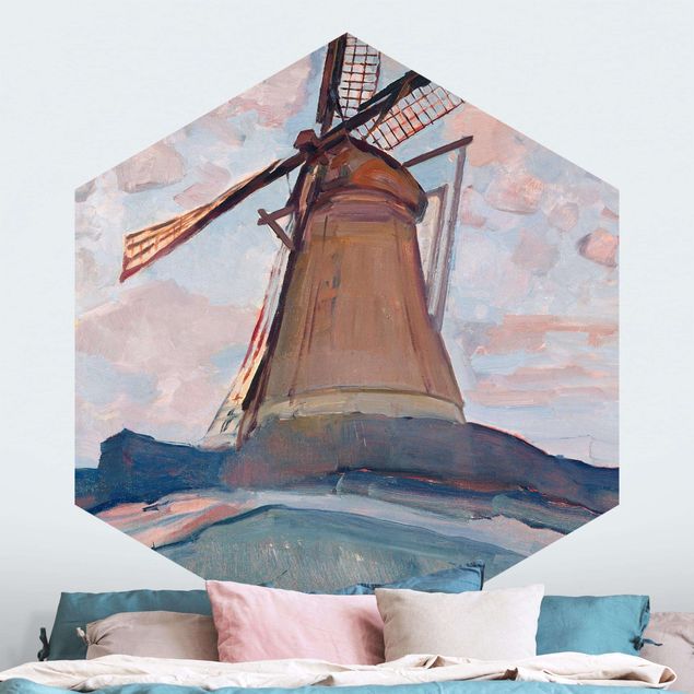 Design Tapeten Piet Mondrian - Windmühle