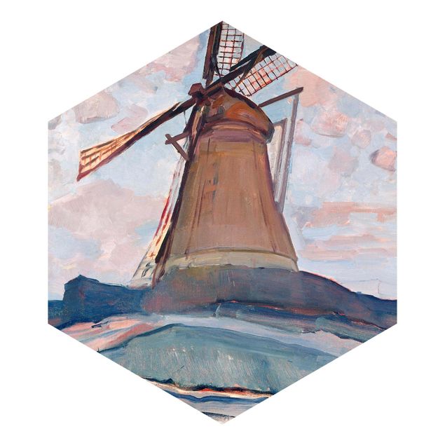 schöne Tapeten Piet Mondrian - Windmühle