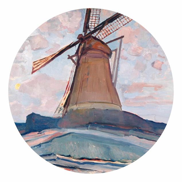 Bilder abstrakt Piet Mondrian - Windmühle