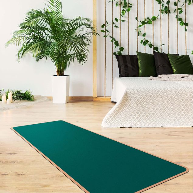 Große Teppiche Piniengrün