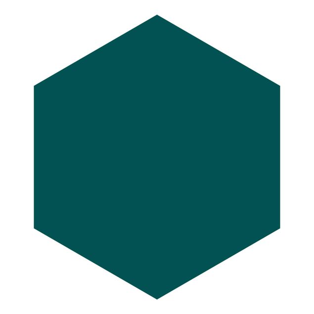 Hexagon Mustertapete selbstklebend - Piniengrün