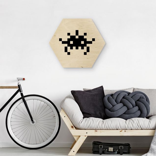 Hexagon Bilder Pixel Retro Game Klassiker