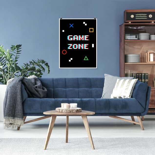 Spruch Poster Pixel Spruch Game Zone