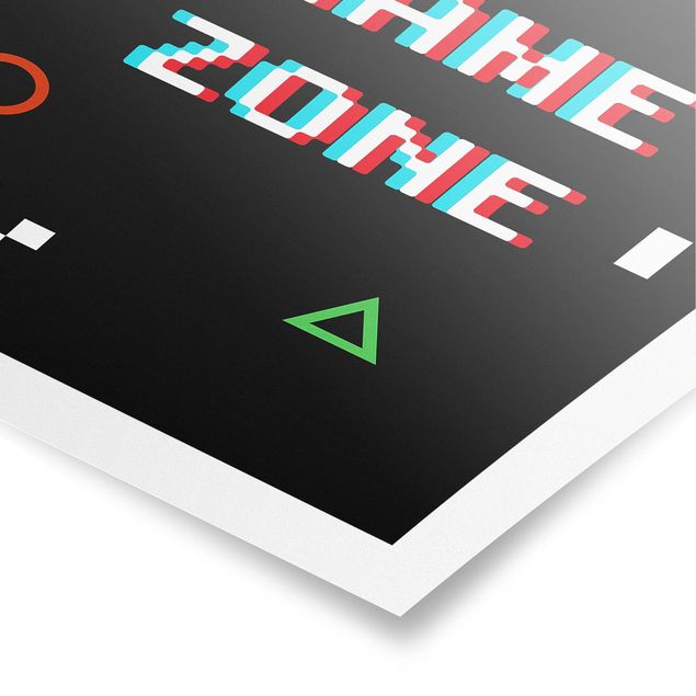 Poster kaufen Pixel Spruch Game Zone