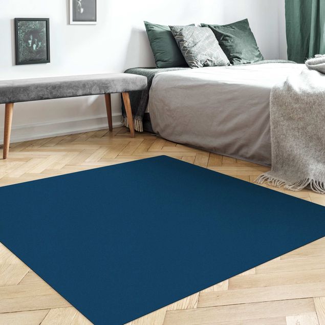 Blauer Teppich Preussisch-Blau
