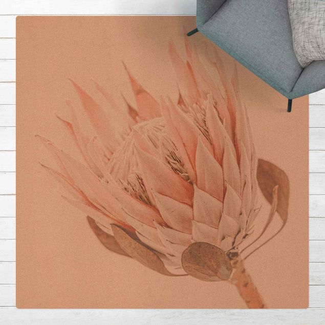 Moderner Teppich Protea Königin der Blüten