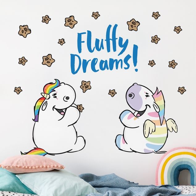 Wandtattoo Tiere Pummeleinhorn - Fluffy Dreams Sternkekse
