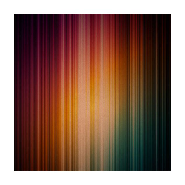 Kork-Teppich - Rainbow Light - Quadrat 1:1