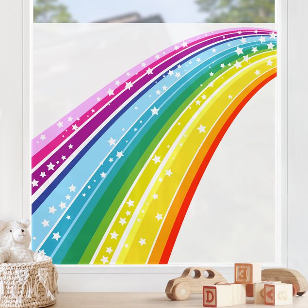 Fensterfolie bunt Rainbow