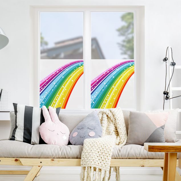 Fensterfolie - Sichtschutz - Rainbow - Fensterbilder