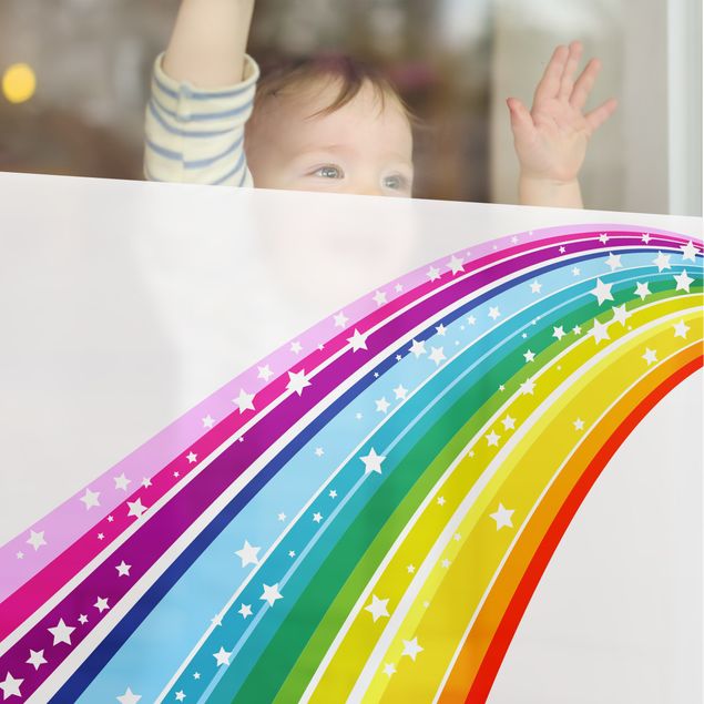 Fensterfolie - Sichtschutz - Rainbow - Fensterbilder