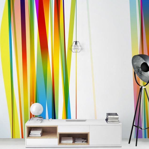 Fototapete - Rainbow Stripes