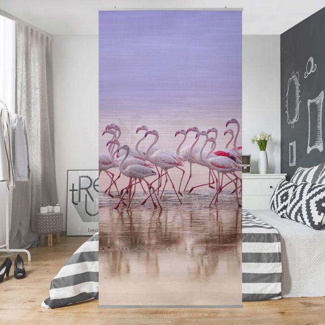 Raumteiler - Flamingo Party - 250x120cm