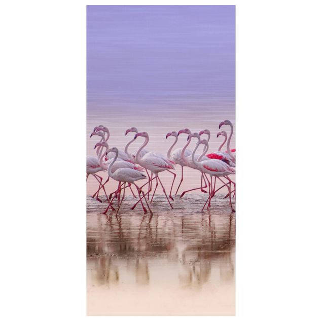 Raumteiler - Flamingo Party - 250x120cm