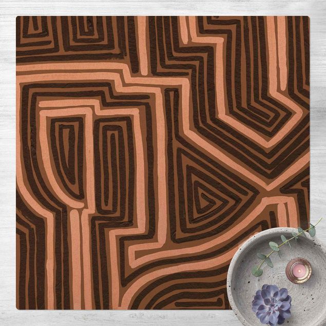 Teppich modern Raus aus dem Labyrinth