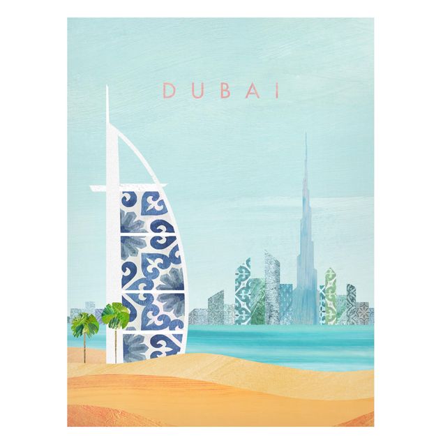 Magnettafeln Syklines Reiseposter - Dubai