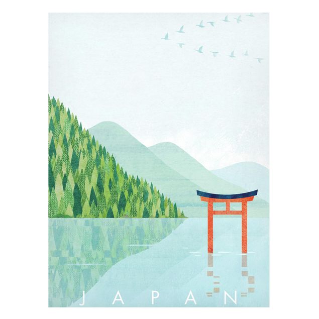 Henry Rivers Bilder Reiseposter - Japan Torii