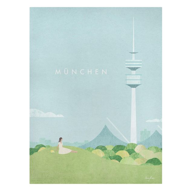Wandbilder Reiseposter - München