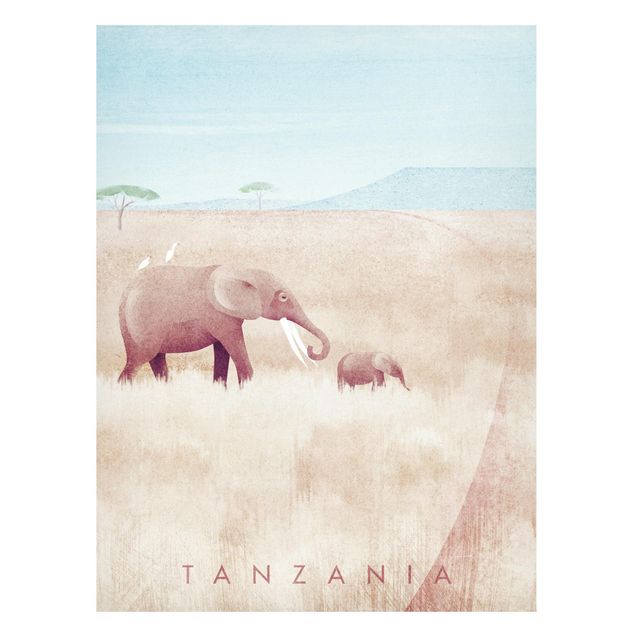 Henry Rivers Poster Reiseposter - Tansania
