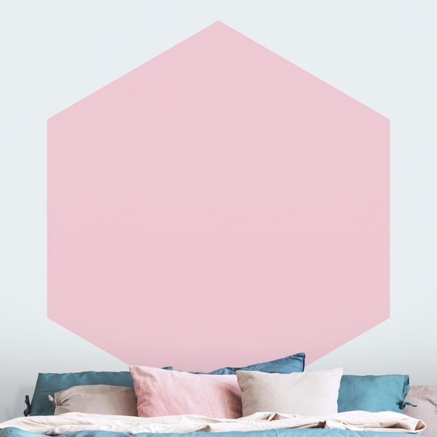 Hexagon Tapete Rosé