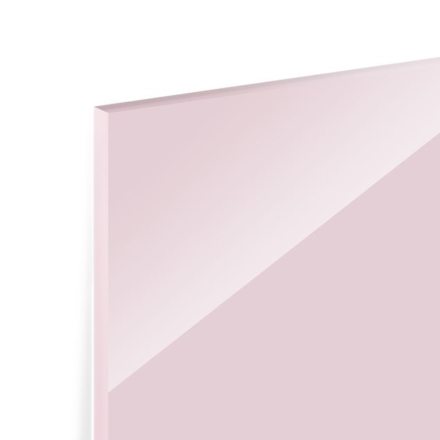 Glasbild - Rosé - Quadrat 1:1