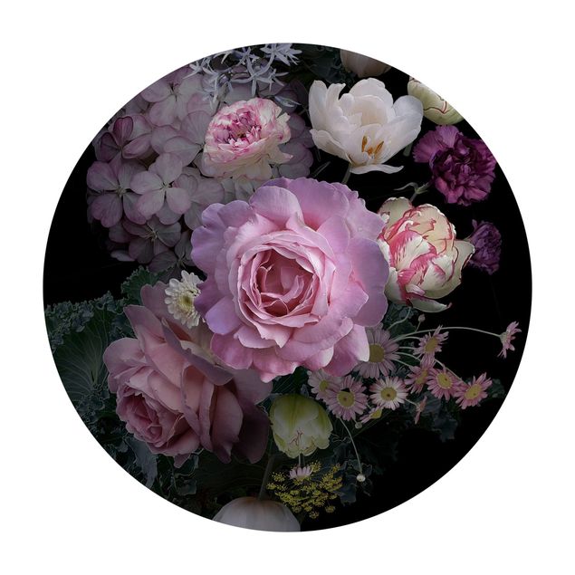 Vinyl-Bodenmatten Rosentraum Bouquet