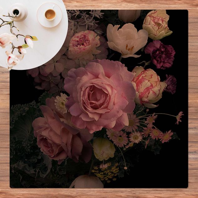 Moderne Teppiche Rosentraum Bouquet